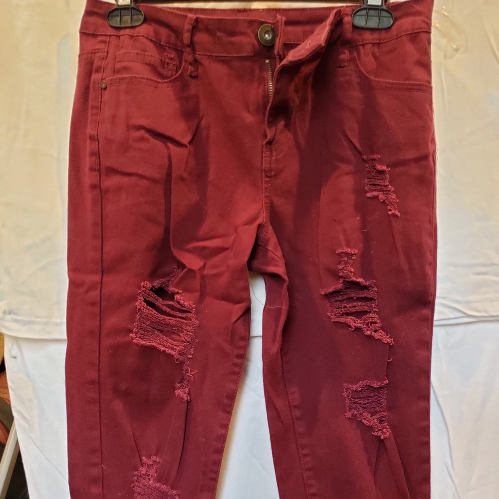 SILVER CRUSH Distressed jeans